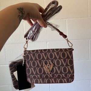 Valentino Orlandi Brown Crossbody Bag